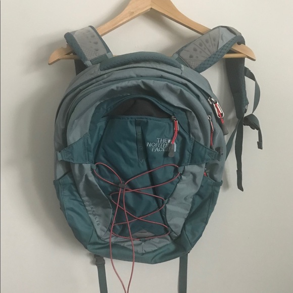 The North Face Handbags - EUC The North Face Teal Backpack